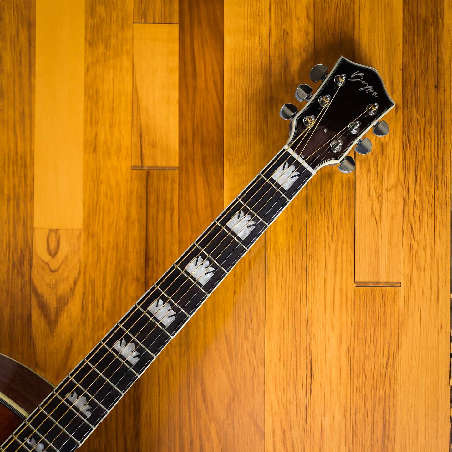 Byron Jumbo Mahogany Acoustic Electric Guitar