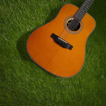 Byron 12-String Dreadnought Guitar with Slotted Headstock – All Solid Wood