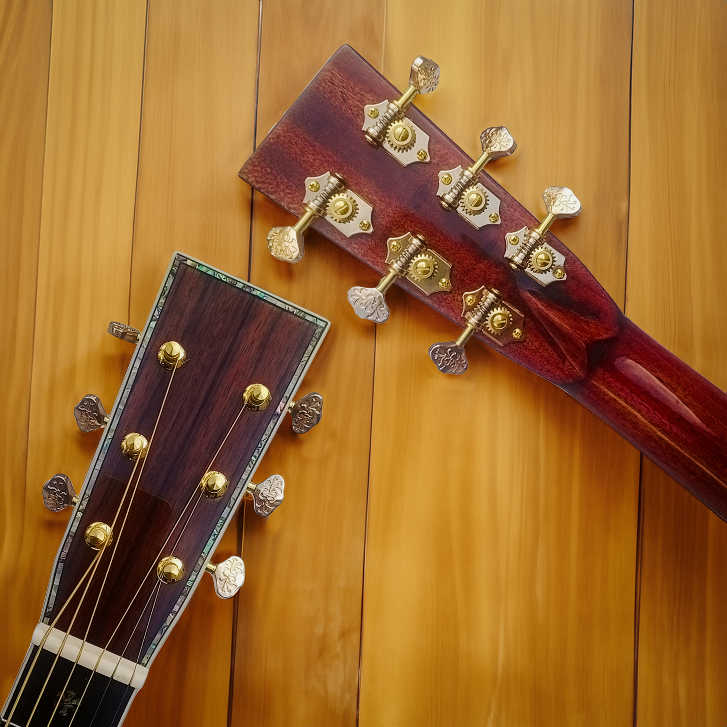 OM42 style Byron Custom Shop #15 Acoustic Guitar Adirondack with Brazilian Rosewood