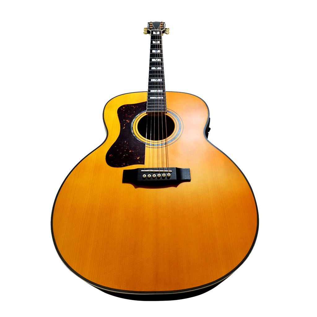 Jumbo Body 43" Amber Left Handed Byron Acoustic electric