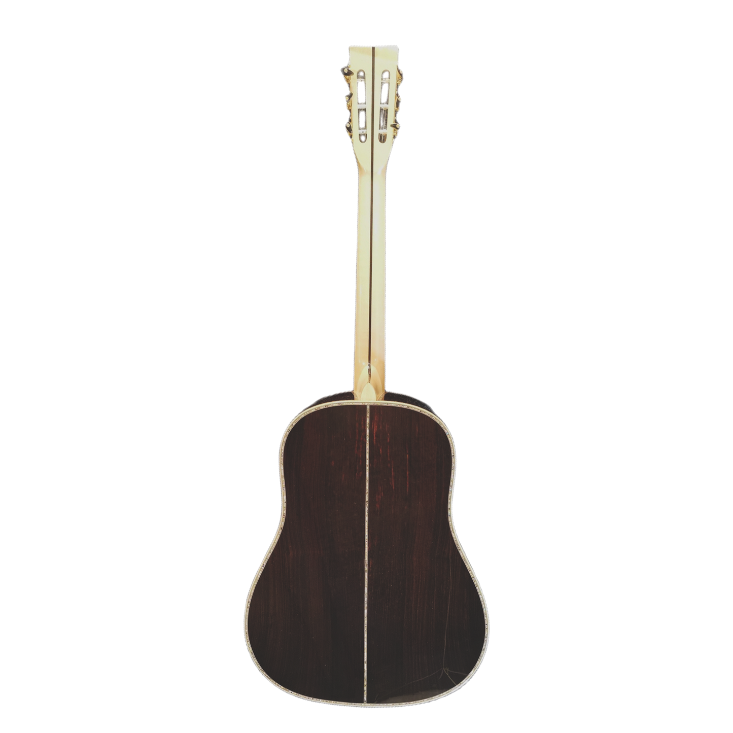 slope shoulder natural blonde folk guitar with slot headstock handmade The Classic Beauty