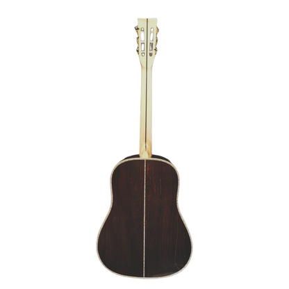 slope shoulder natural blonde folk guitar with slot headstock handmade The Classic Beauty