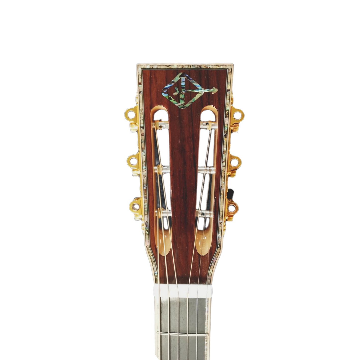 slope shoulder natural blonde folk guitar with slot headstock handmade The Classic Beauty