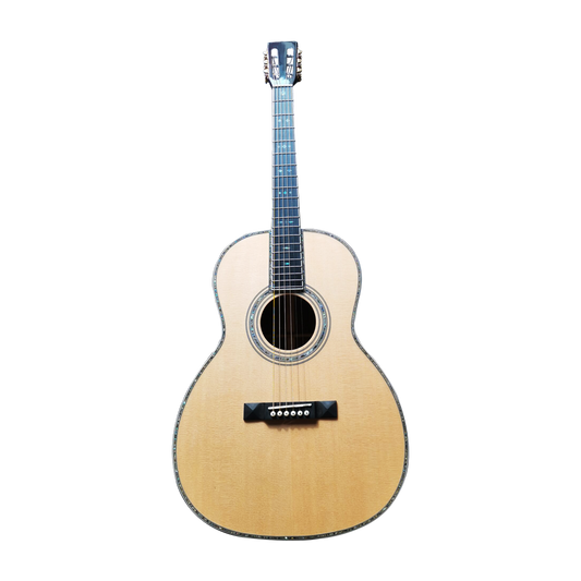 OOO 12 Fret To Body Parlor acoustic electric Guitar With 48mm Wide nut Fret Board
